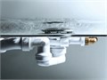 Simplex Trio Visign MT5 Слив-перелив с наливом для ванн c центр. сливом, наполн через перелив 725*40/50, плоск констр-я, хром, модель 6166.42 728014