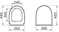 Sento Универсальное сиденье ,дюропл.,микролифт, съемн VitrA 86-003-009