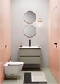 PURA унитаз подвесной безободковый 55х36/F Swirlflush с креплением белый глянцевый 8815FR511