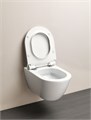 PURA унитаз подвесной безободковый 55х36/F Swirlflush с креплением белый глянцевый 8815FR511