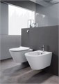 Kube X Унитаз подвесной безободковый Swirlflush 55х36, цвет белый 941511