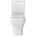 Напольный безободковый унитаз VitrA Polar, двурежимный механизм смыва 3/6 л, дюропластовое сиденье микролифт 9843B003-7201
