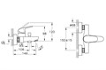 Flow Round Смеситель для ванны, хром A43057EXP