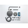 БЕТТА Set 3 в 1 душевой комплект 2 режима, оружейная сталь AQ1172BGM