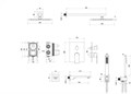 ЛИРА Set 4 в 1 душевой комплект 3 режима AQ1473CR