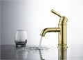 КЛАССИК смеситель для раковины 72, без донного клапана, полир. золото AQ1510PG