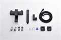 ЛИБРА смеситель для ванны с душевым набором 1jet, матовый черный AQ1649MB