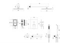 ЛИБРА Set 4 в 1 душевой комплект 3 режима, матовый черный AQ1673MB