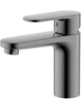 НИКА смеситель для раковины 90 без донного клапана, оружейная сталь AQ1810BGM
