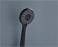 БЕТТА ручной душ 100 3 jet, матовый черный AQ2009MB