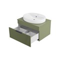 ENFIDA - 70 Тумба подвесная зеленая мат. эмаль 1 ящ. + раковина УТ000022704 - фото 38033 ENFIDA - 70 Тумба подвесная зеленая мат. эмаль 1 ящ. + раковина УТ000022704 - фото 38033