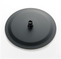 круглый верхний душ 300*2 мм, матовый черный AQ2075MB