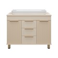 ENFIDA -100 Тумба напольная 3 ящ. бежевая эмаль + раковина УТ000014839