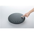 круглый верхний душ 300*7 мм, матовый черный AQ2079MB