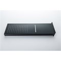 настенный верхний душ 2 jet 550*170*30 мм, матовый черный AQ2085MB