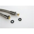 шланг для душа 120 см ПВХ, оружейная сталь AQ2104BGM