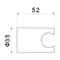 держатель ручного душа, матовый черный AQ2404MB