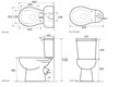 КАИР Унитаз напольный с бачком 660*360*720, косой выпуск, сиденье из полипропилена, крепеж(ПРОДАЖА ИЗ НАЛИЧИЯ) AQ2780-00