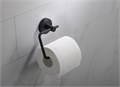 ЕВРОПА бумагодержатель квадратный, матовый черный AQ4118MB