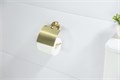 ОБЕРОН бумагодержатель с крышкой, шлиф. золото AQ4209BG