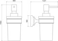 КЛАССИК дозатор, полир. золото AQ4505PG
