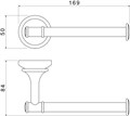 КЛАССИК бумагодержатель, полир. золото AQ4508PG