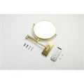 зеркало косметическое настенное 3х, шлиф. золото AQ4910BG