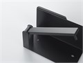 ЛИБРА бумагодержатель с полкой, матовый черный AQ4929MB
