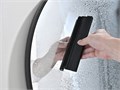 полка для душа со стеклоочистителем, матовый черный AQ4966MB