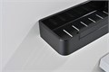 полка для душа со стеклоочистителем, матовый черный AQ4966MB