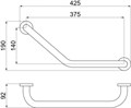поручень 425 мм AQ4997CR
