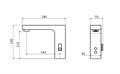 ЛИБРА смеситель для раковины электронный AQ5610CR