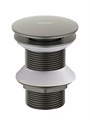 сливной набор для раковины Push-open без перелива, оружейная сталь AQ6003BGM