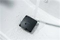сливной набор для раковины Push-open с переливом, крышка квадратная, матовый черный AQ6004MB