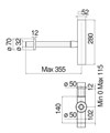 Сифон AV00102/3CR