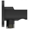 BC807XG IDEALRAIN Держатель с подключением душевой лейки 1/2", цилиндрический дизайн BC807XG