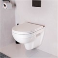 Унитаз подвесной "Best" ДМ (сиденье дюропласт, система soft close, clip up) WC.WH/Best/DM/WHT.G/S1