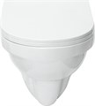 Унитаз подвесной "Best" ДМ (сиденье дюропласт, система soft close, clip up) WC.WH/Best/DM/WHT.G/S1
