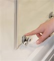 Душевая дверь Blix BLSCP4-80 черный+Transparent X3BM40300Z1