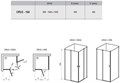 Душевой уголок  Chrome CRV2-100 блестящий Transparent 1QVA0C00Z1