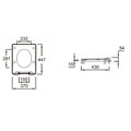 E23433-00-WMT GRANDS BOULEVARDS Крышка-сиденье с микролифтом E23433-00-WMT
