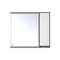 BALATON - 90 Зеркало-шкаф правый, комб.серый BAL-04090-01-01П