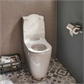 E33127-0 ALEO/SOPRANO Сиденье тонкое из термодюропласта с микролифтом и металлическими креплениями, легкое снятие, белый E33127-0