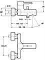CUFF смеситель для ванны E45532-CP