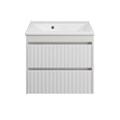 BALATON - 65 Тумба подвесная с 2 ящ., белый + раковина УТ000014504