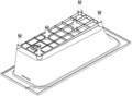 Elite ванна 180*80см, слив в центре, с ножками E6D032RU-00