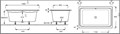 E6D123-00 ODEON UP Capsule ванна/душ 140X90 E6D123-00