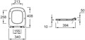 E70025-00 STRUKTURA Сиденье с микролифтом, белый E70025-00