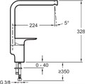 ALEO смеситель для кухни E72360-CP