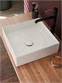 Delta Pure накладная раковина, тонкая керамика, 39*39 E90011-0
